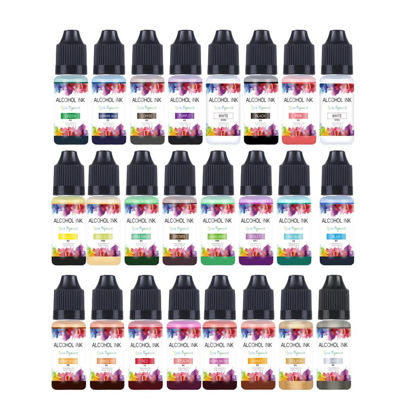 Resin Pigment Alcohol Ink - 알코올 잉크 에폭시 송진 확산 안료