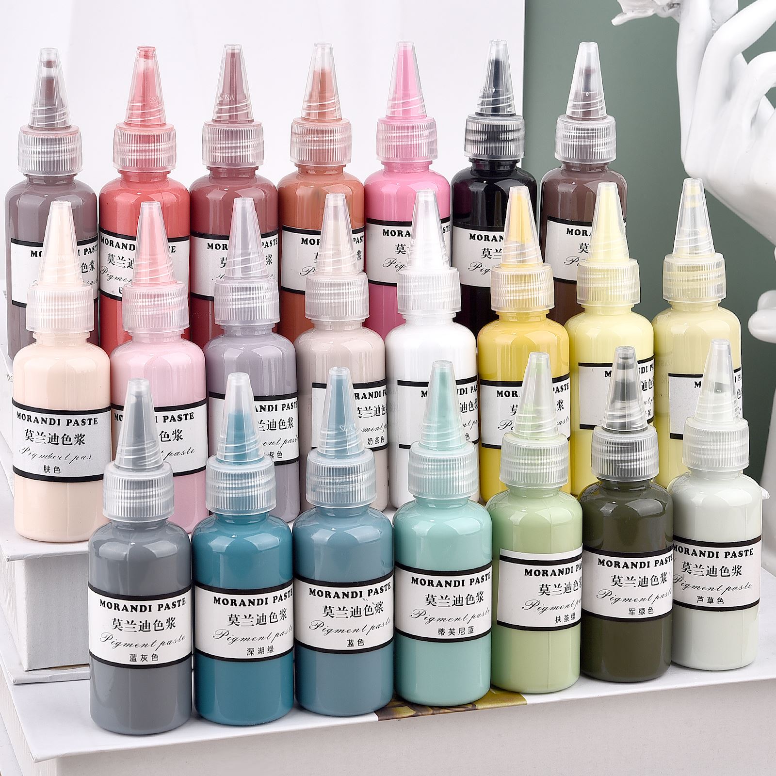 Resin Pigment Alcohol Ink - Morandi 색상 액체 수지 안료 에폭시