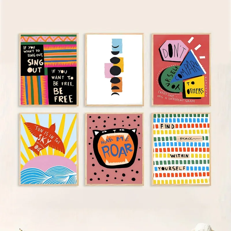 Resin Art Quotes - 보헤미안 스타일의 화려한 포스터, 다이아몬드처럼 반짝이는