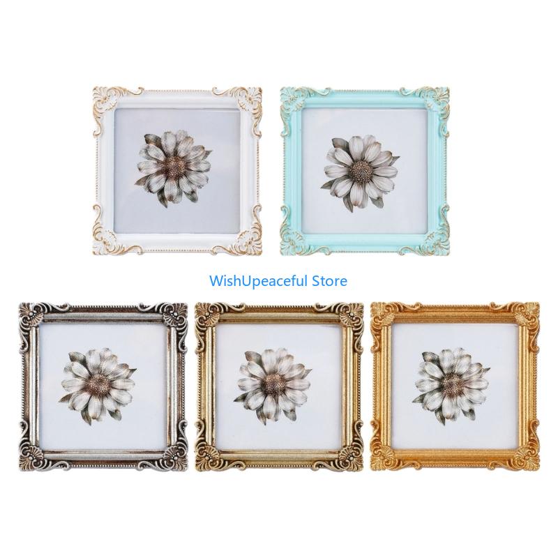 Resin Art Photo Frame - 34YA 복고풍 사진 프레임, 장식 사진