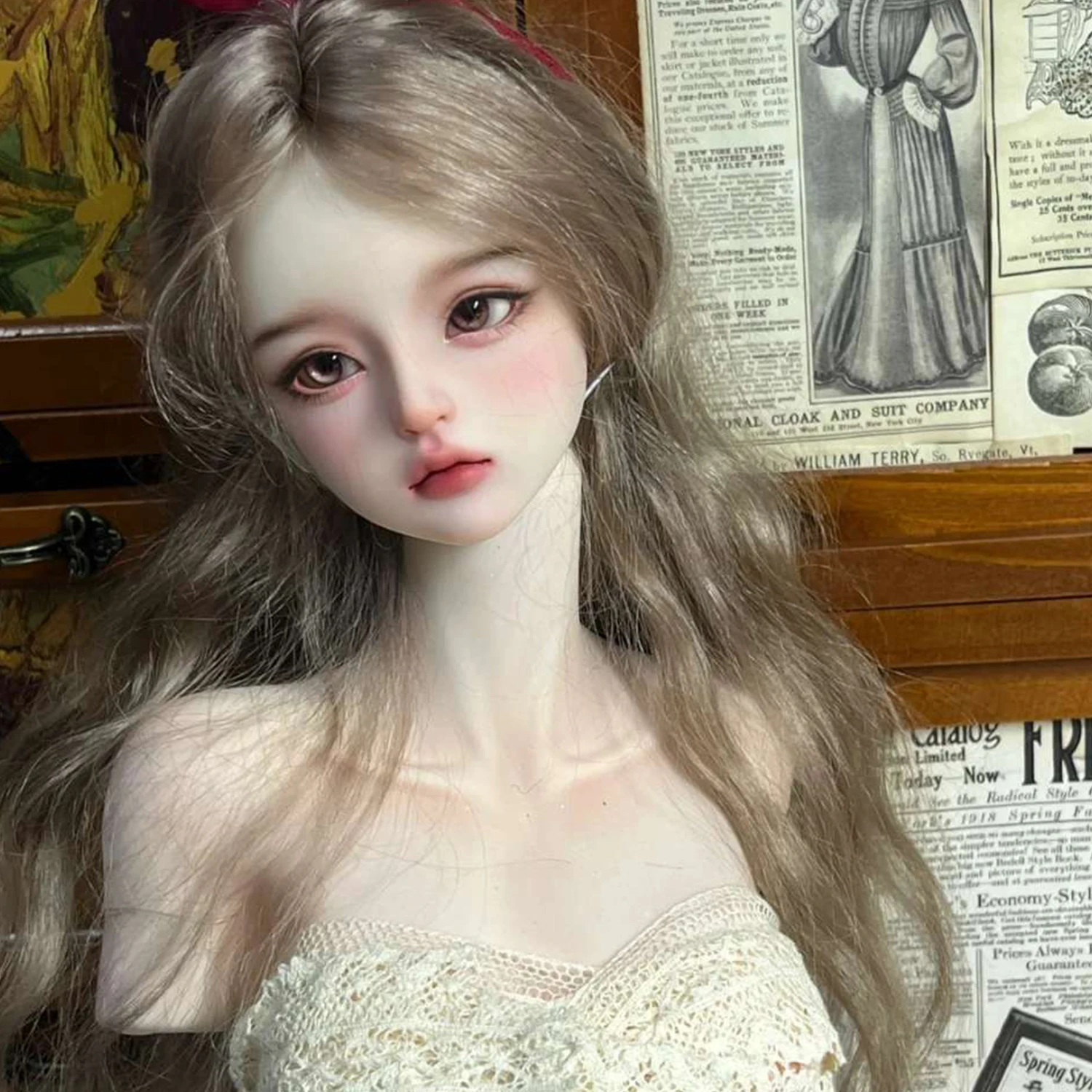 로즈 Bjd 인형 1/3 드리미 눈과 입술 아트 피규어 - Resin Art Order 리뷰 및 가격