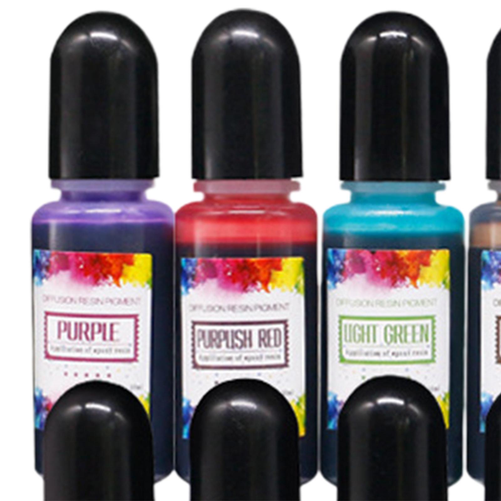 24개 알코올 잉크 에폭시 수지 색소 액체 염료 농축  - Resin Pigment Alcohol Ink 리뷰 및 가격