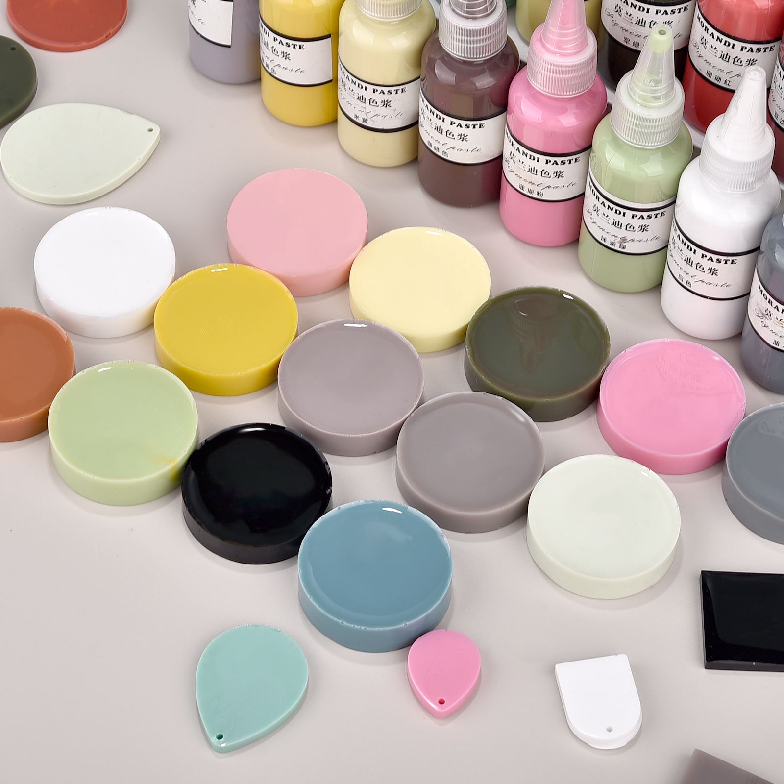 Morandi 색상 액체 수지 안료 에폭시 수지 UV  - Resin Pigment Alcohol Ink 리뷰 및 가격