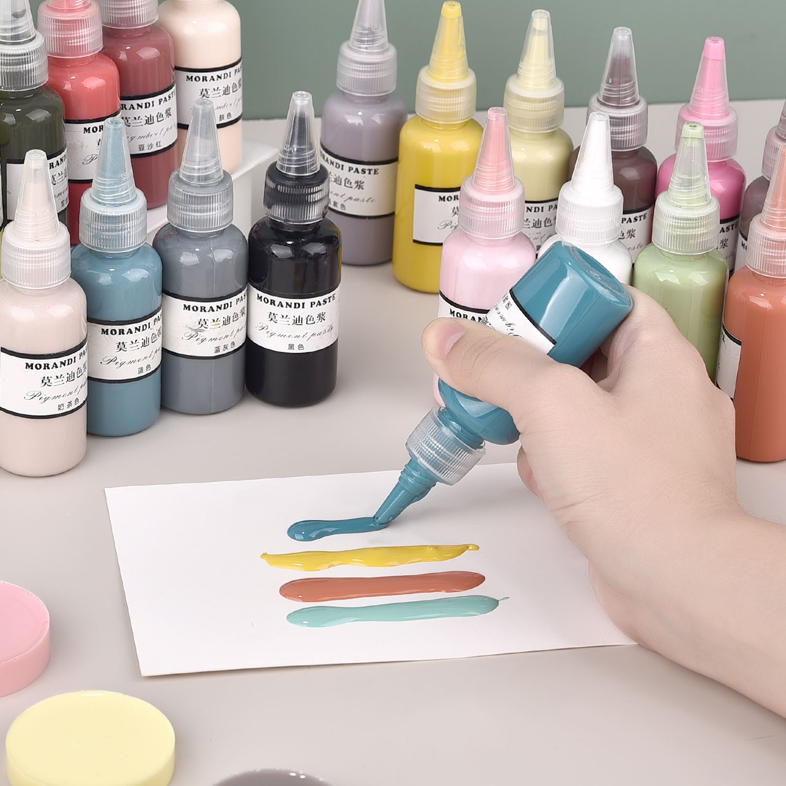 Morandi 색상 액체 수지 안료 에폭시 수지 UV  - Resin Pigment Alcohol Ink 리뷰 및 가격