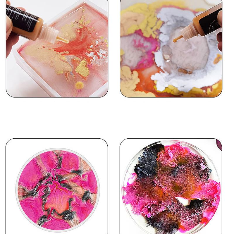 1 세트 아트 잉크 알코올 에폭시 수지 안료 키트 액체 - Resin Pigment Alcohol Ink 리뷰 및 가격