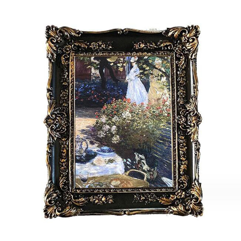 Eurpean 스타일 수지 구호 꽃 사진 프레임 블랙  - Resin Art Photo Frame 리뷰 및 가격