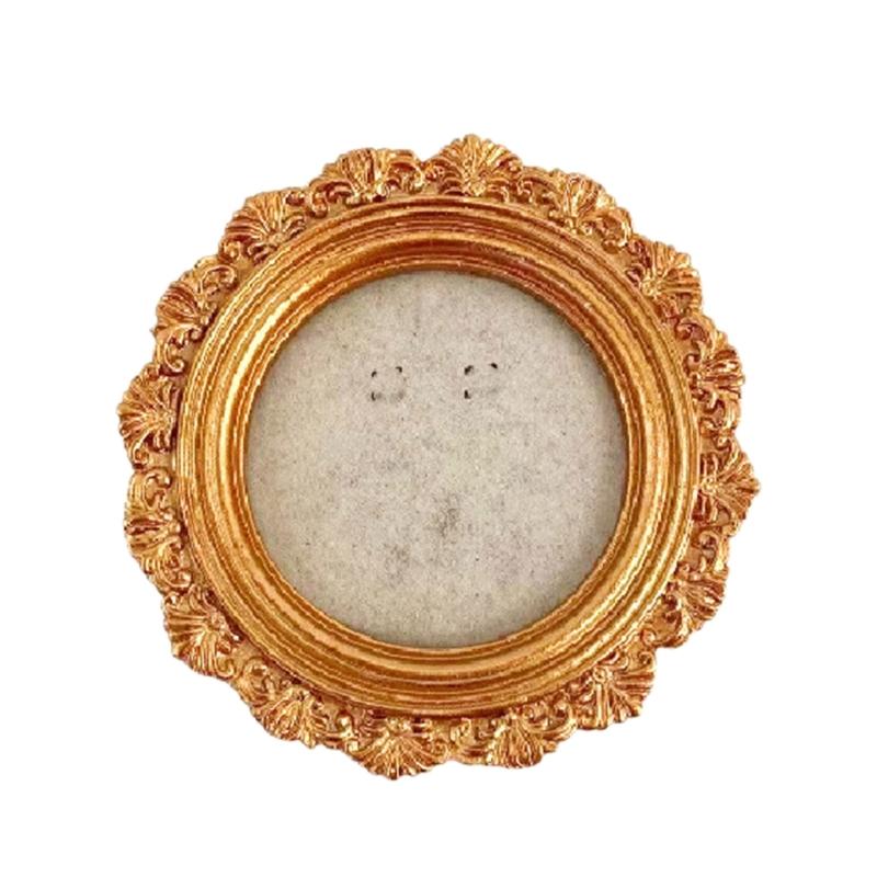 Y1UD 미니 그림 복고풍 프레임 스탠드 작은 골동품  - Resin Art Photo Frame 리뷰 및 가격