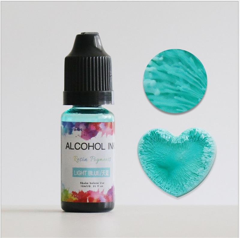 UV 수지 금형 안료, DIY 블루밍 안료, 수지 공예 - Resin Pigment Alcohol Ink 리뷰 및 가격