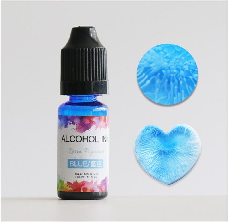 UV 수지 금형 안료, DIY 블루밍 안료, 수지 공예 - Resin Pigment Alcohol Ink 리뷰 및 가격