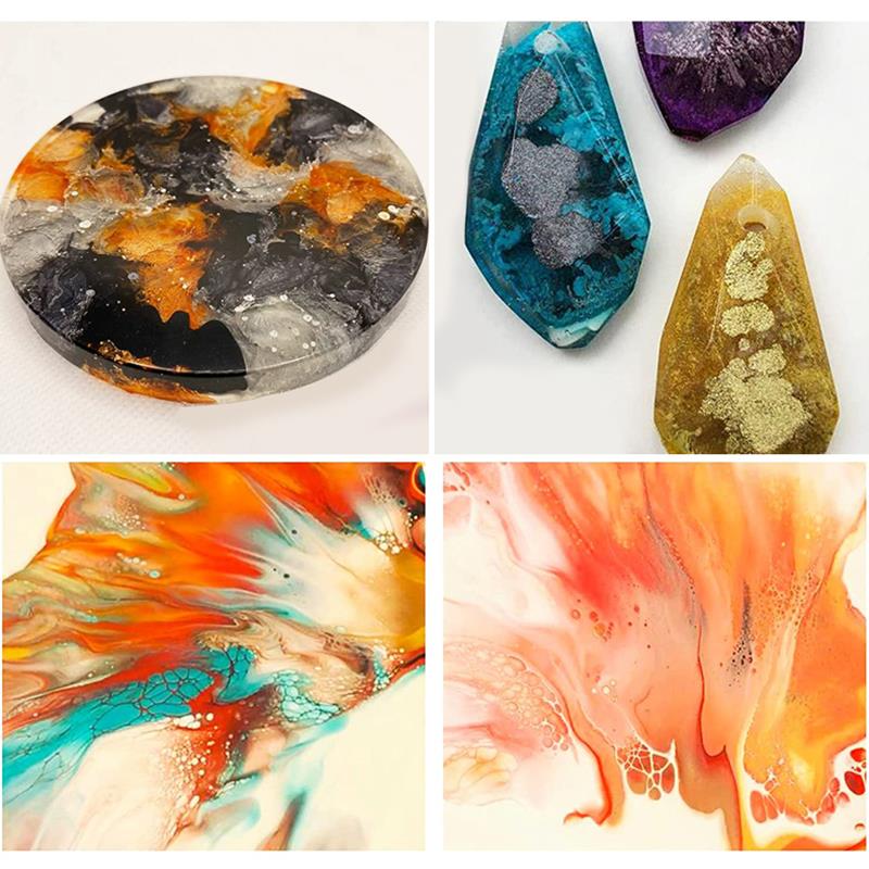 금속 송진 안료 알코올 액체 착색 염료, 3D 잉크 확 - Resin Pigment Alcohol Ink 리뷰 및 가격