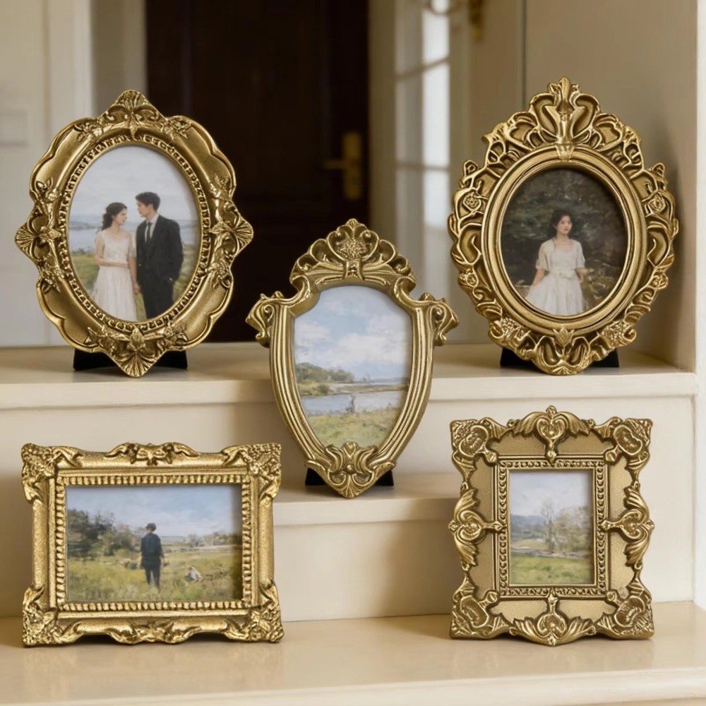 DIY 디스플레이 빈티지 액자 레진 고급 골드 앤틱 프 - Resin Art Photo Frame 리뷰 및 가격