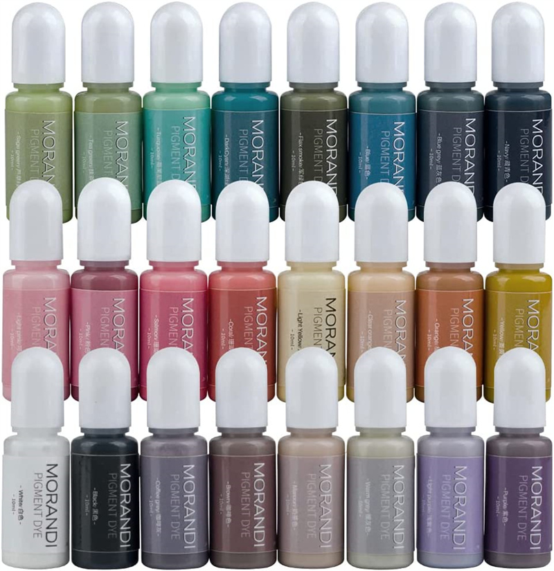 24색 모란디 불투명 색소 DIY 에폭시 레진 몰드 액 - Resin Pigment Alcohol Ink 리뷰 및 가격