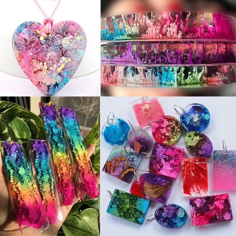 24 색 10ml 아트 잉크 알코올 수지 안료 액체 착 - Resin Pigment Alcohol Ink 리뷰 및 가격