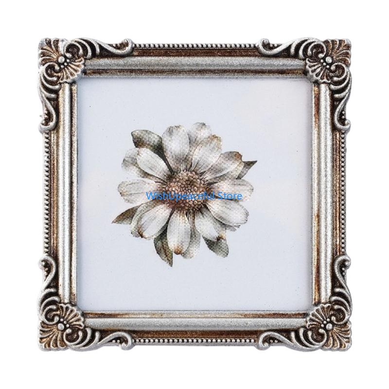 34YA 복고풍 사진 프레임, 장식 사진 프레임 골동품 - Resin Art Photo Frame 리뷰 및 가격