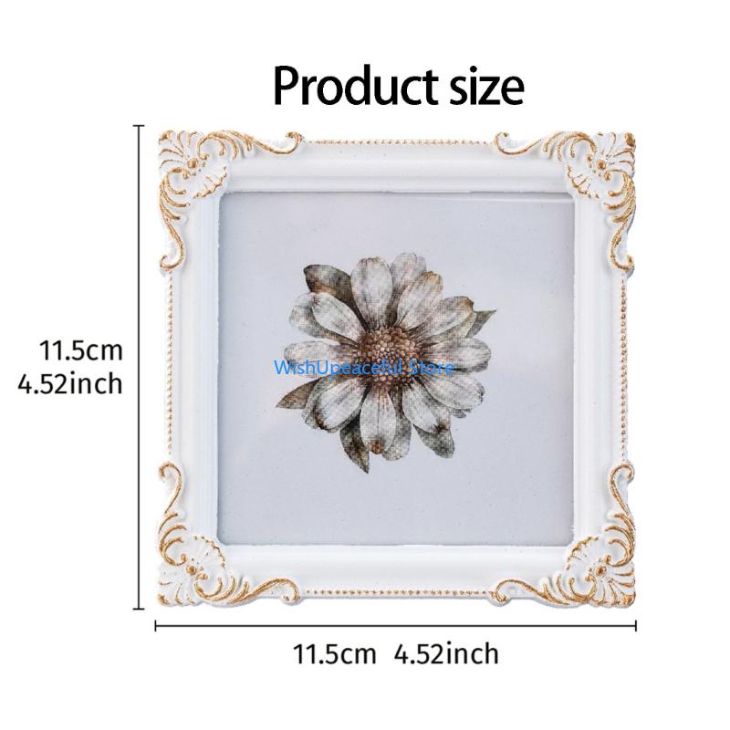 34YA 복고풍 사진 프레임, 장식 사진 프레임 골동품 - Resin Art Photo Frame 리뷰 및 가격